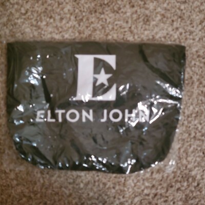 Elton John Farewell Yellow Brick Road Tour VIP Black Canvas Tote BAG ONLY 14x17