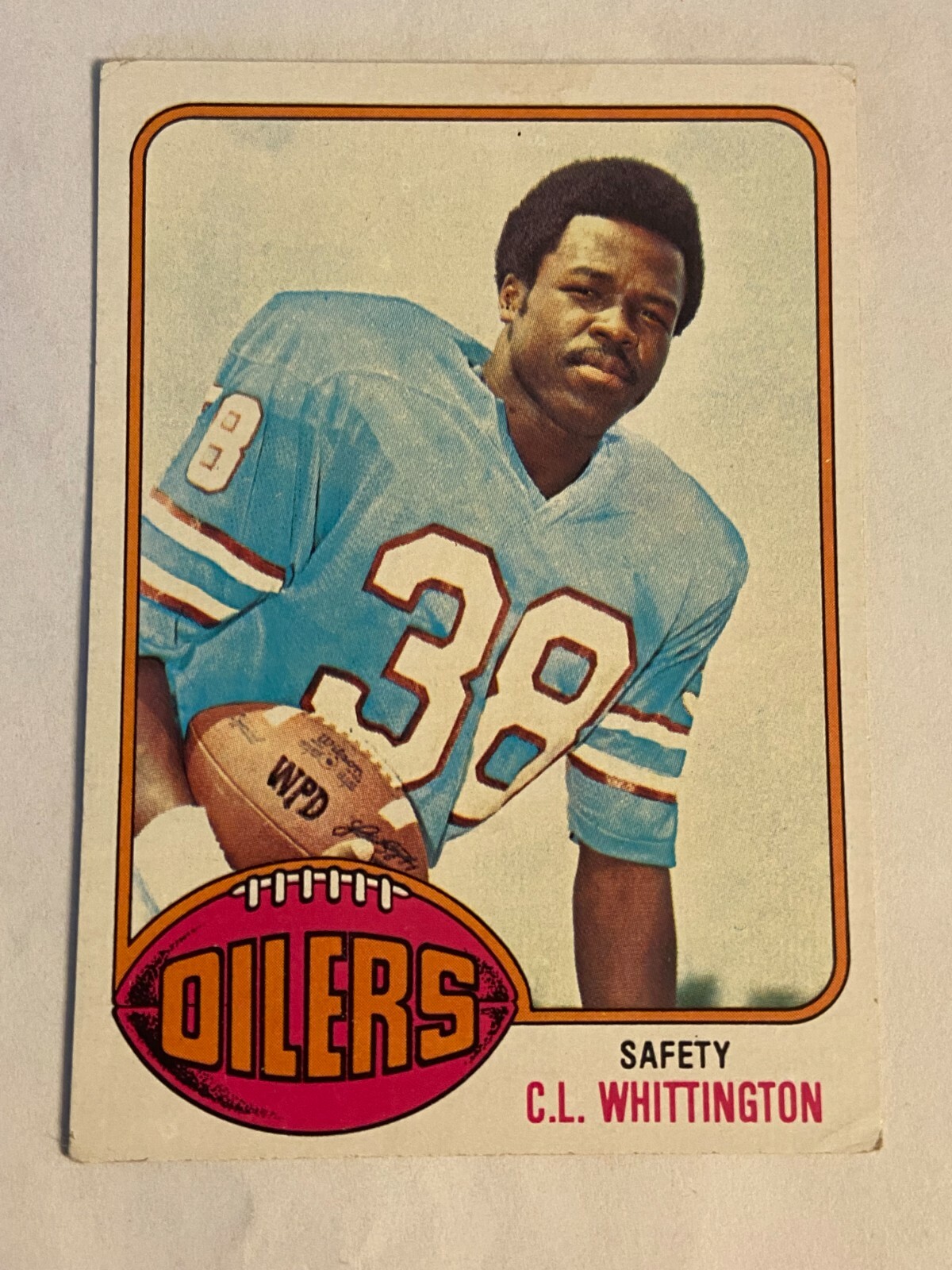 1976 Topps #138 CL Whittington Houston Oilers