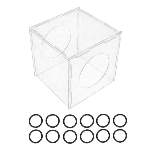 Caja de polvo de molienda cerrada campana de polvo de acrílico jaula de polvo para pulido de grabado - Imagen 12 de 23