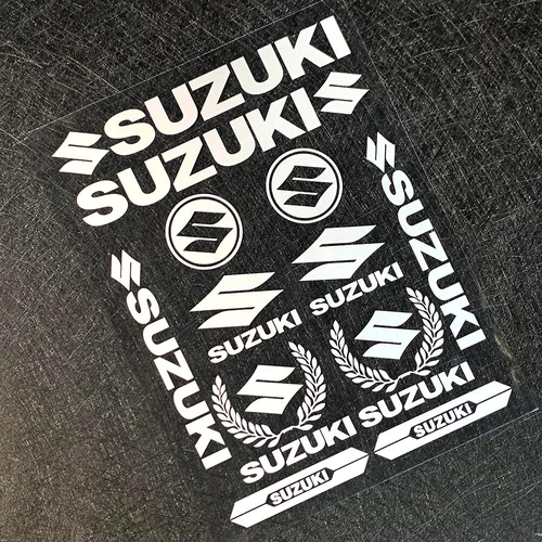 SUZUKI Motorrad Aufkleber Zubehör Abziehbilder Sticker Roller Heckbox Dekoration - Picture 3 of 12