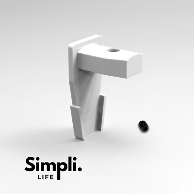 Endkappen Kompatibel mit IKEA VIDGA 146963 Schiebegardine Vorhang by LifeSimpli.