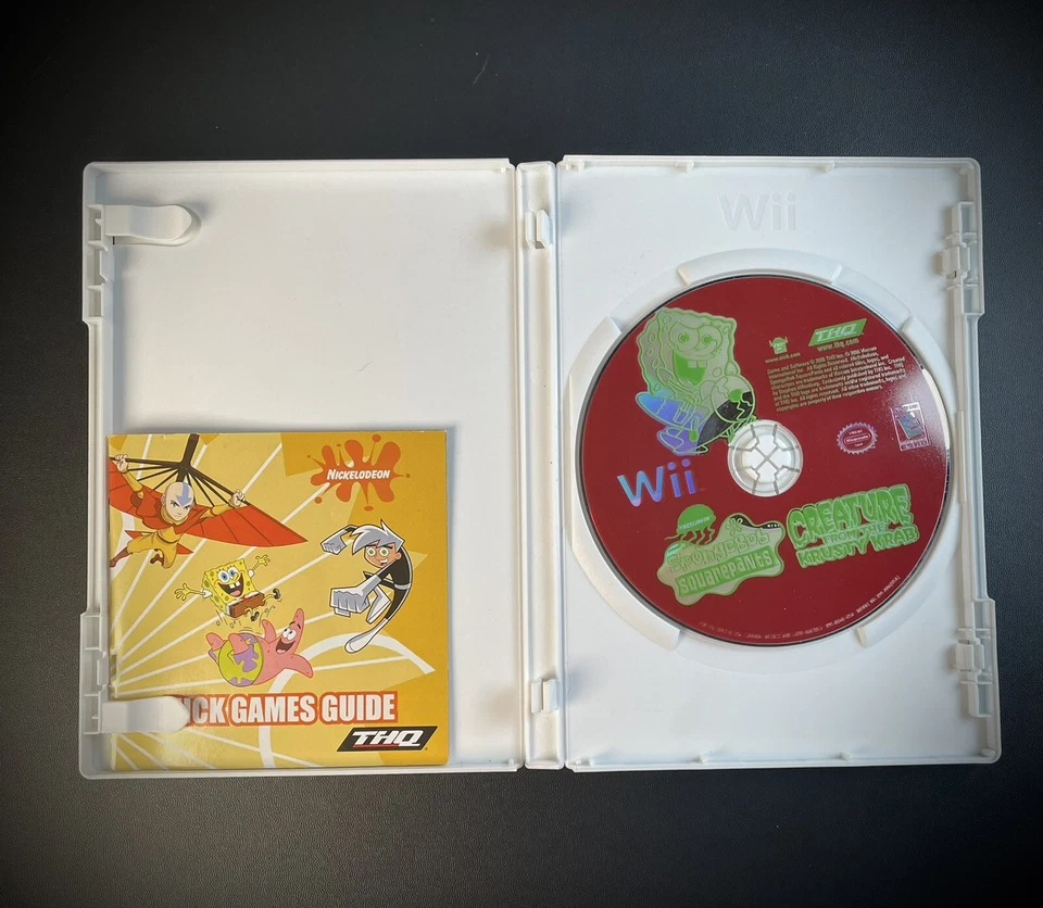 Spongebob Squarepants Creature From The Krusty Krab Nintendo Wii Game 2006 - Image 2 of 3