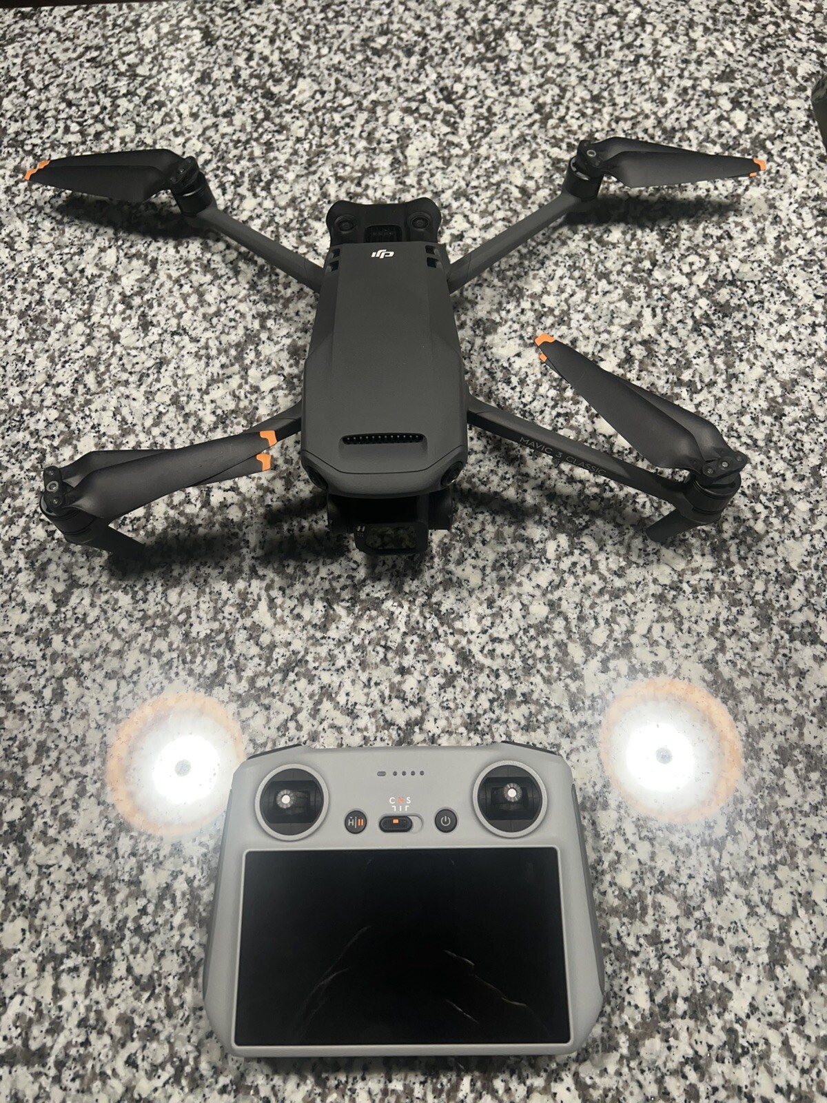 DJI Mavic 3 Classic Camera Drone (with RC Remote) Missing  the Dual USBC Charger-image