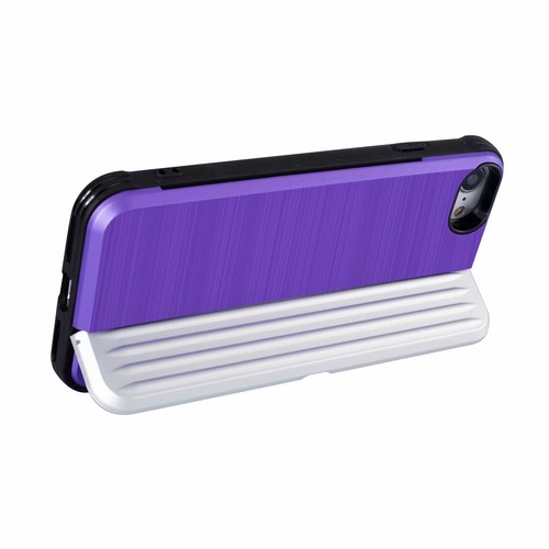 Funda protectora híbrida a prueba de golpes con ranura para tarjetas con soporte para tarjetas para iPhone 6s 7/8 7Plus - Imagen 42 de 58