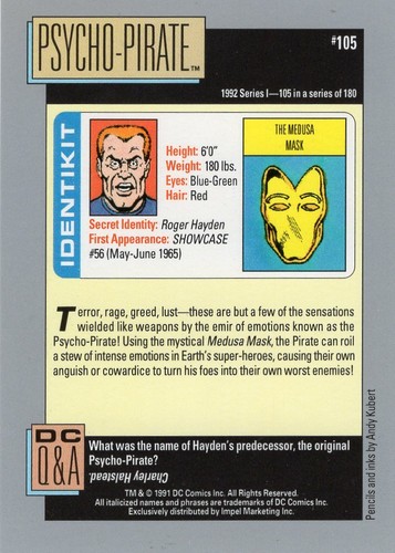 1991 DC Comics Impel Cosmic Cards Single Cards, You Pick, Finish your set! - Picture 209 of 351