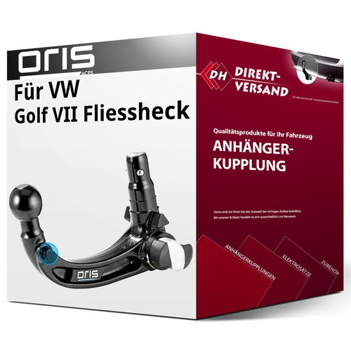 Anhängerkupplung abnehmbar für VW Golf VII Fliessheck 08.201203.2021