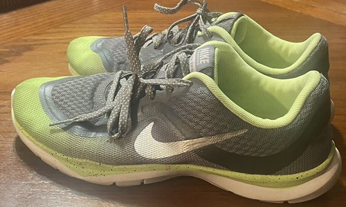 Nike Flex TR 6 Womens Green \u0026 Grey Shoes! Size 8.5 | eBay