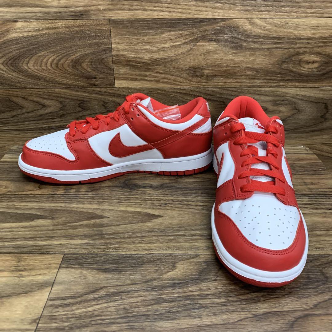 Nike Dunk Low SP White and University Red CU1727-100  display picture 1