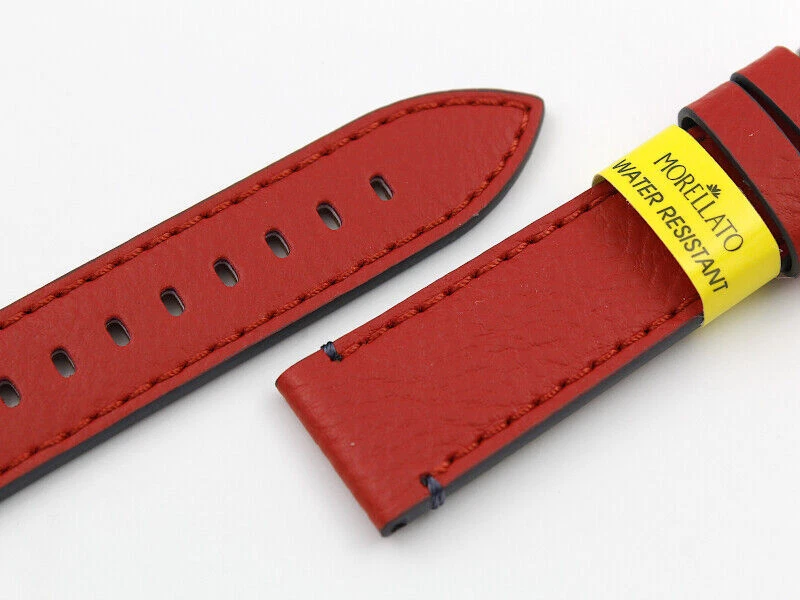 Nuevo Cuero Genuino Rojo Unisex Deportes Impermeable Hecho en Italia Foto 4 de 4