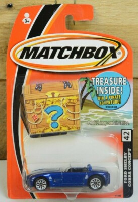 2005 MATCHBOX BURIED TREASURE #42 FORD SHELBY COBRA CONCEPT DIECAST CAR SEALED 2