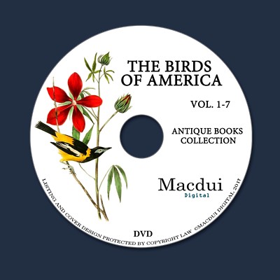 The birds of America 1840 by John James Audubon - 7 PDF E-Books on 1 Data DVD 