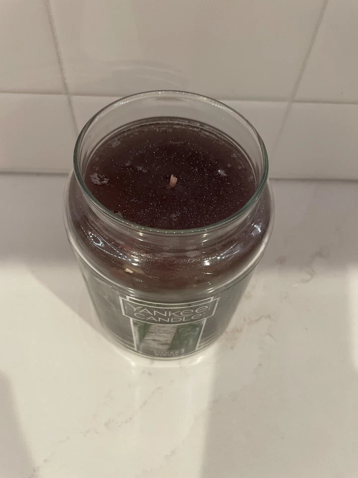 Yankee Candle 'Silver Birch' Scent Large Single Wick- New - Image 2 of 4