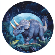XXL 30X30 Car Sticker Triceratops Decal
