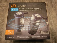 IQ Podz 360 Wireless Bluetooth Speakers Waterproof IQPODZ360