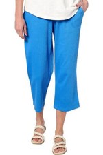Belle by Kim Gravel Packabelle Take Me Away Crop Pant Santorini Blue