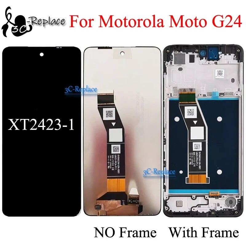 For Motorola Moto G24 XT2423-1 XT2423 LCD Display Touch Screen