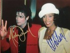 MICHAEL JACKSON & WHITNEY HOUSTON Autographed Signed 8x10 Reprint Photo !!