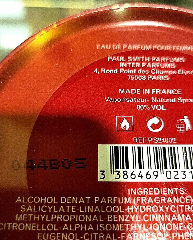 Paul Smith London 1,7 OZ Eau de Parfum para Mujer Caja Sellada Foto 3 de 4
