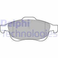 Set BeläGe Bremse, Scheibenbremse LP2101 Delphi FüR CitroëN Peugeot Ds