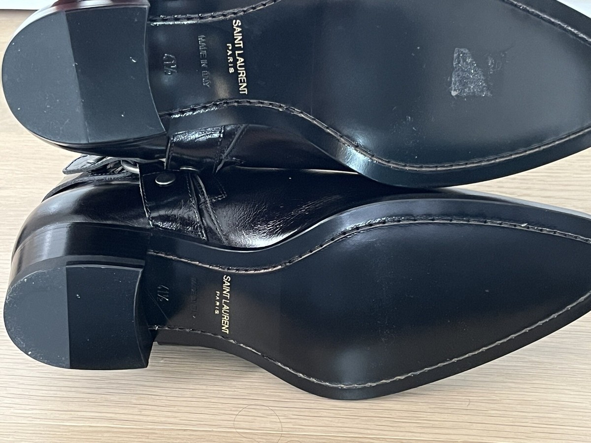 Saint Laurent YSL Wyatt Harness Boots. Black. US Size 41.5 Saint Laurent YSL Wyatt Harness Boots. Black. US Size 41.5
