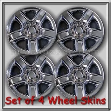4 Chrome Rav-4 Wheel Skins Rav 4 Hubcaps 17" 2006-2012 Toyota Rav4 Wheel Covers