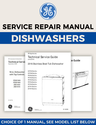 Manual For Ge Dishwasher
