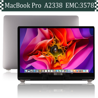 OEM LCD Screen Replacement For Macbook Pro 13.3'' A2338 2020 EMC: 3578 +Top Cover