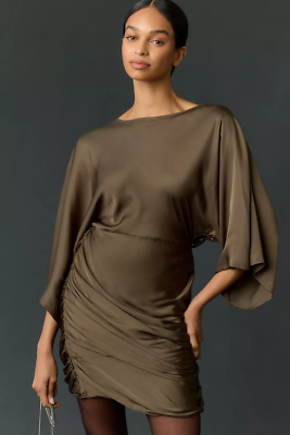 mini pleated dress for women Libby Pleated Halter Mini Dress