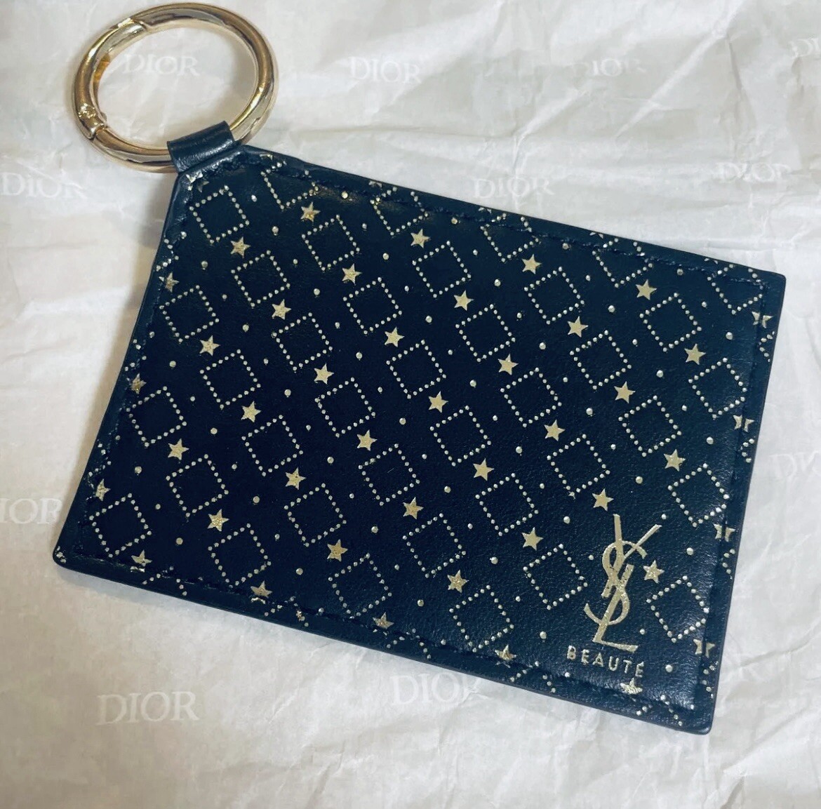 Yves Saint Laurent Beaute YSL Holiday keyring Mirror limited Yves Saint Laurent Beaute YSL Holiday keyring Mirror limited
