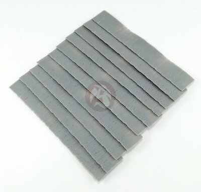 MP Originals 1/48 Roof Shingles Flat Wooden Overlapping Tiles (10 rows) A48033