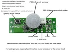 Automatic Solar Charging Circuit Board Night Light Control Sensor Module 3.7V