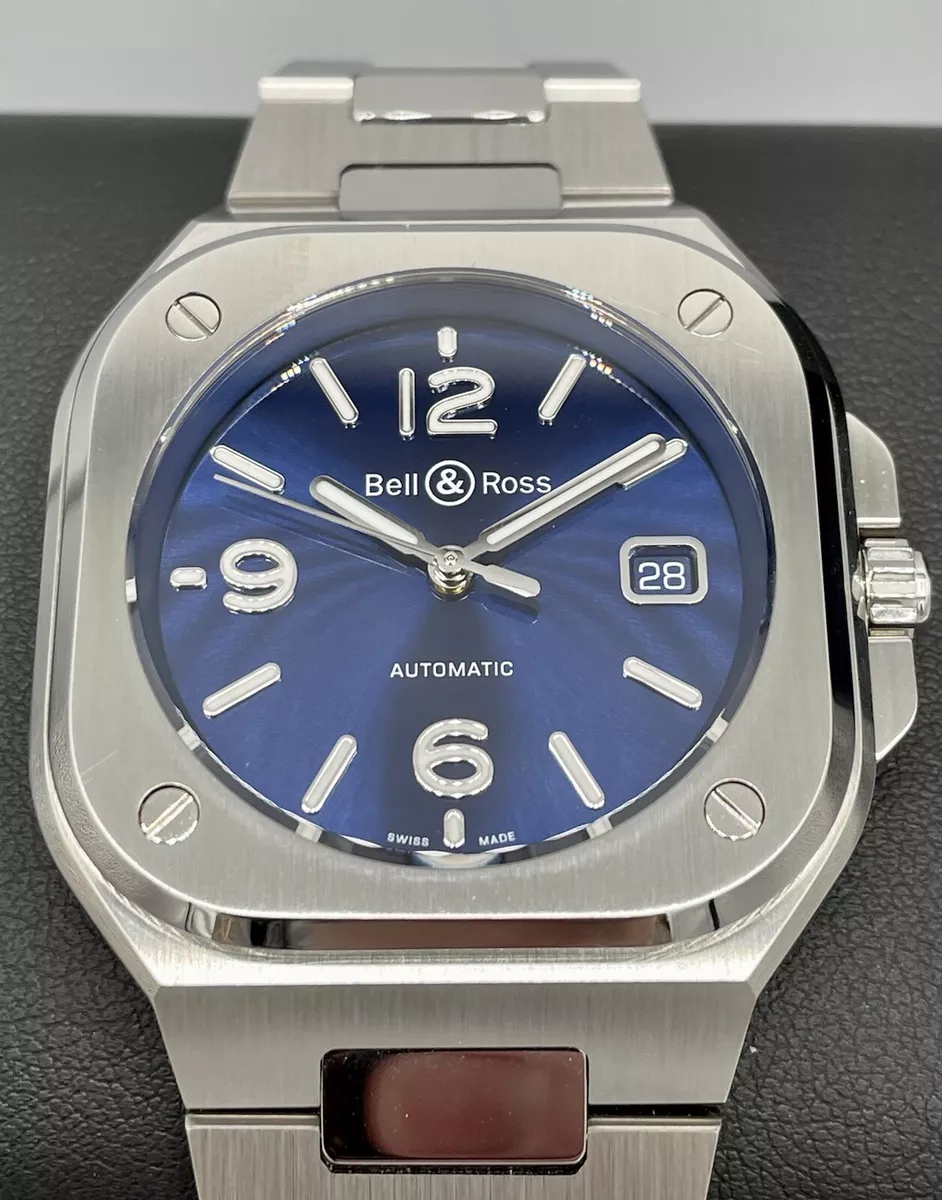 Bell Ross BR 05 Blue Steel Swiss Cal 321 Automatic 40mm