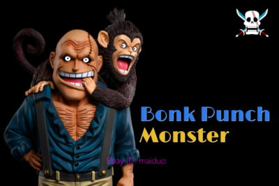 A+ Studio Bonk Punch Monster Resin One Piece Red Hair Pirates 10.5