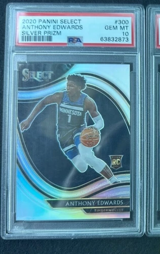 Anthony Edwards 2020 Select Courtside Silver - PSA 10