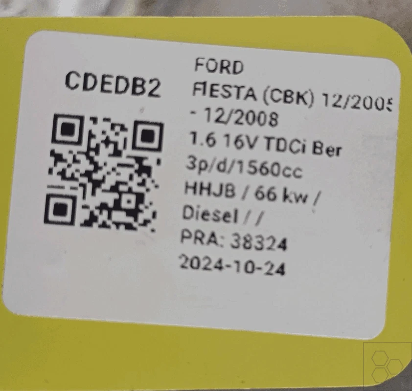 1383132 Silenziatore post.  FORD FIESTA (CBK) 1.6 16V TDCi Ber cdedb2 - Immagine 3 di 3