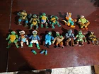 Lot Of 14 Vintage Ninja Turtle Figures! See Photos For Condition.
