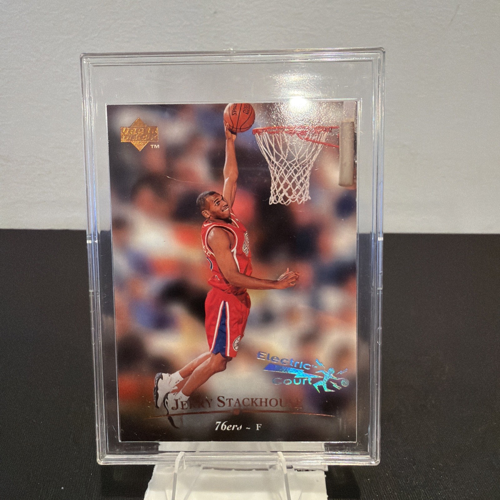 1995-96 Upper Deck - Jerry Stackhouse #133 Gold Electric Court (RC)