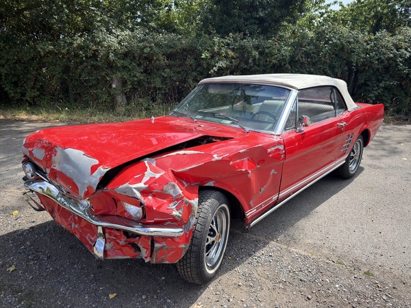 eBay - 1966 Red V8 Auto Mustang PROJE...