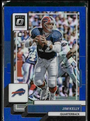 2022 Donruss Optic #26 Jim Kelly Blue #/179