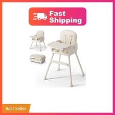 Obee Odee 3-in-1 Portable Baby High Chair for Babies and Toddlers Beige  F...