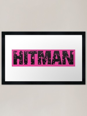 HITMAN Framed Art Print Framed Wall Art Poster Canvas Print Picture