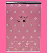 Jean Marc Paris Sexy Vanilla  Eau de Parfum Spray for Women 3.4 fl  oz/ NIB RARE
