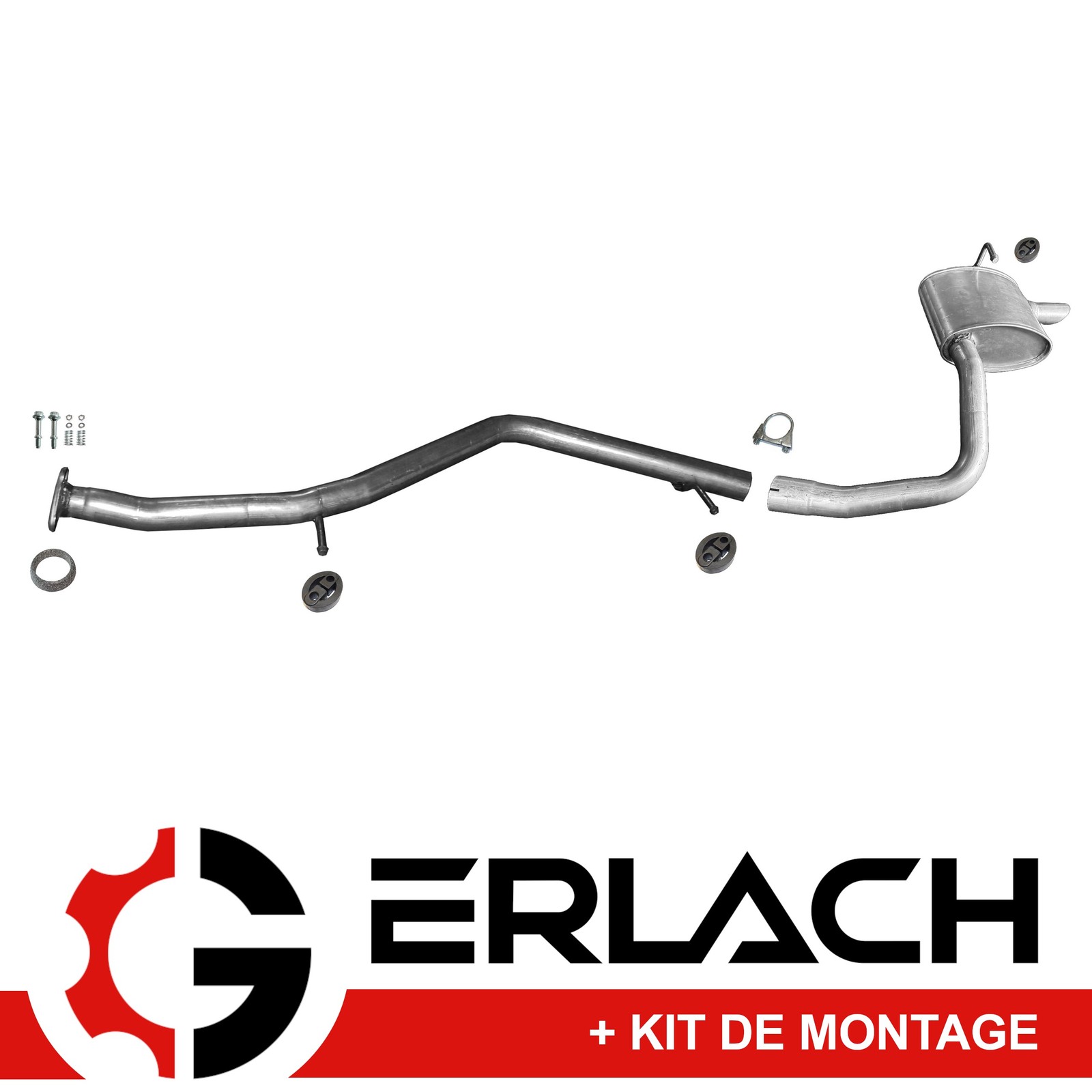 Pot d'échappement silencieux Toyota Auris 2.2 D 9730 de rechange