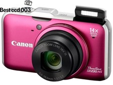 Canon PowerShot SX230 HS Digital Camera Charger SD Battery Good Condition Tested