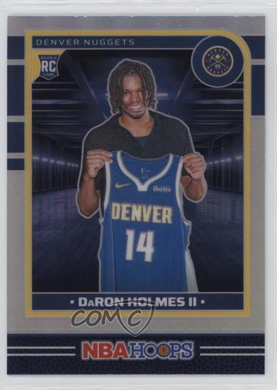 2024 NBA Hoops Rookies Premium Silver Prizm DaRon Holmes II #252 Rookie RC 05ol
