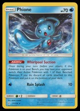 Phione 57/236 Rare Cosmic Eclipse Pokemon Near Mint
