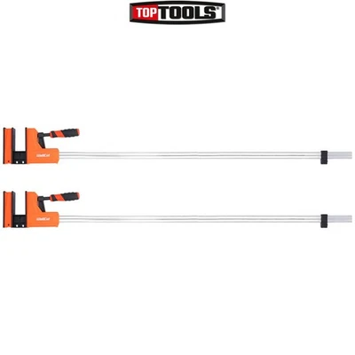 WellCut 1200mm Parallel Clamps & Spreader Heavy Duty F Clamps Set Pack of 2