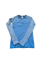 Ivivva by Lululemon Swiftly Fly Tech Seamless Long Sleeve Shirt Girls 10 Grey