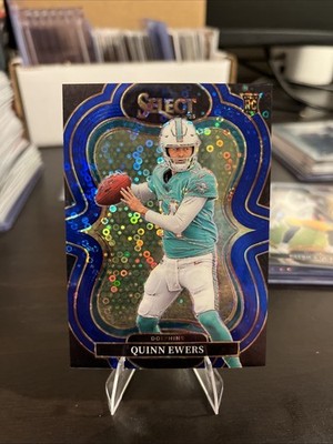 2025 Panini Select - Suite Level Quinn Ewers Blue Disco Prizm 20/25