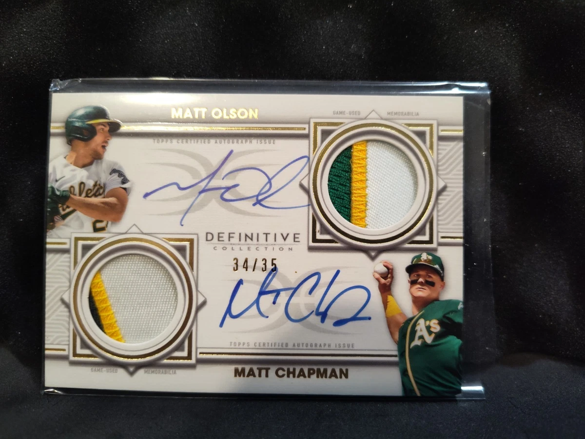 Matt Olson Baseball Serial Numbered Sports Trading Cards
